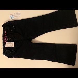 Dark wash toddler girl jeans